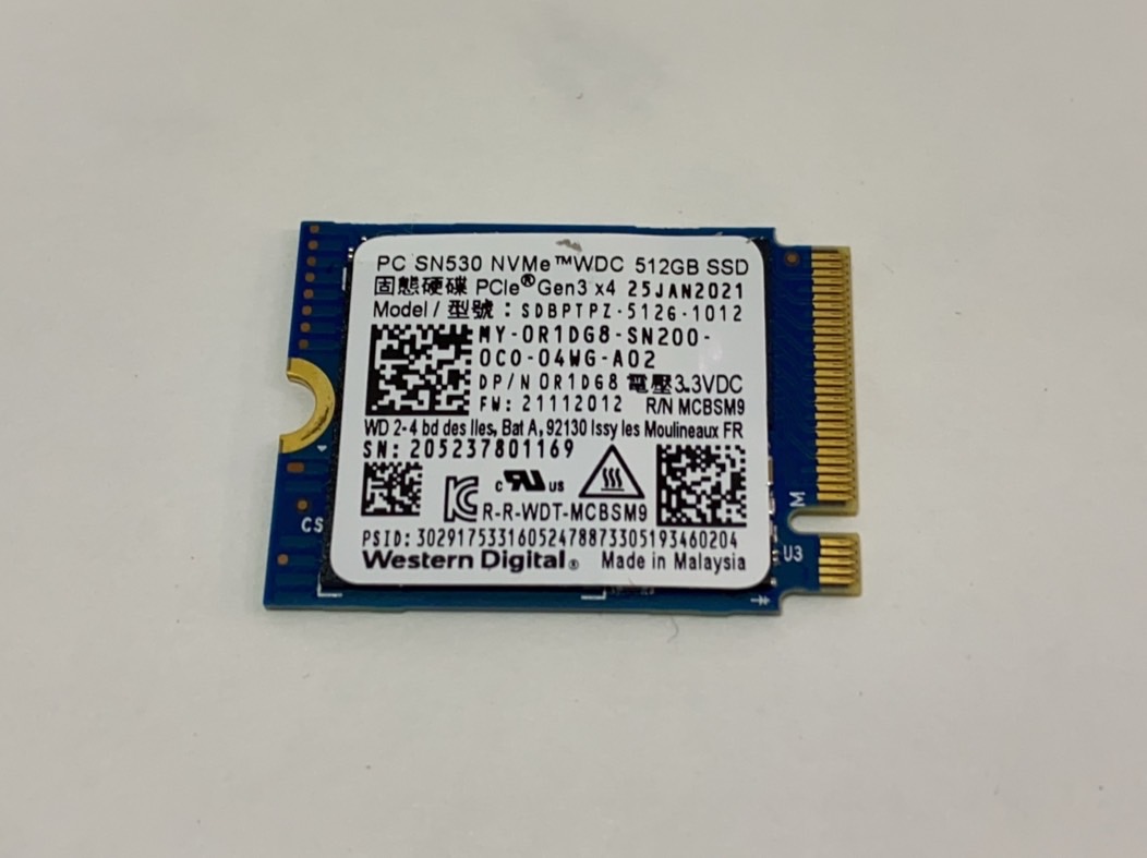 M.2 512GB PC SN530SDBPTPZ-512G