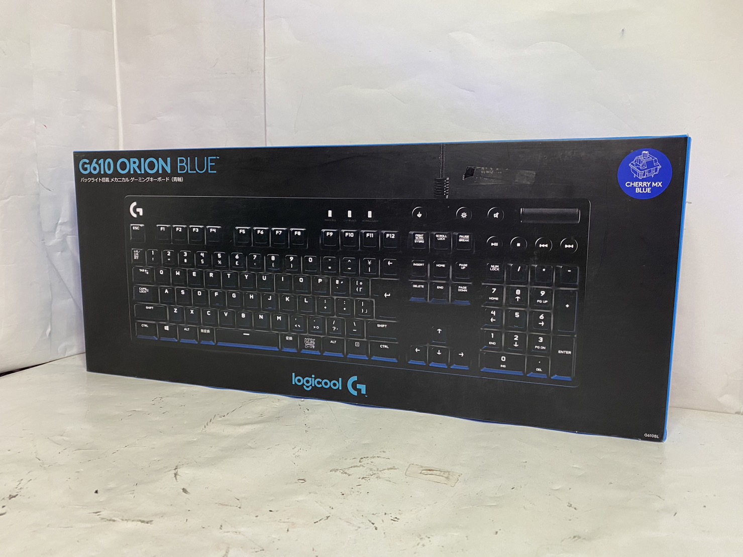 【再出品】G610 ORION BLUE Backlit Mechanical Gaming Keyboard G610BL 青軸 [ブラック]