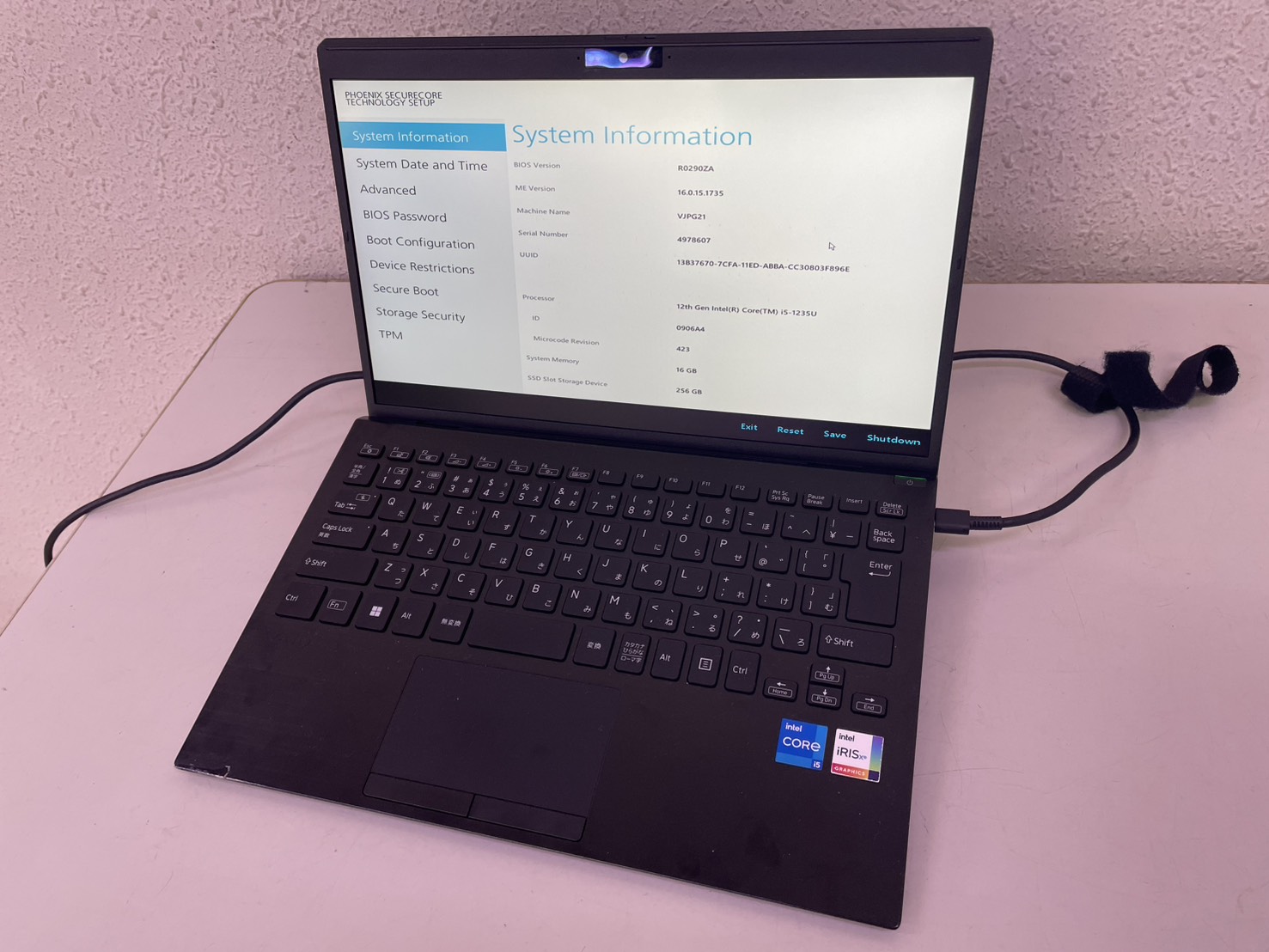 SONY 12世代ノート VJPG21