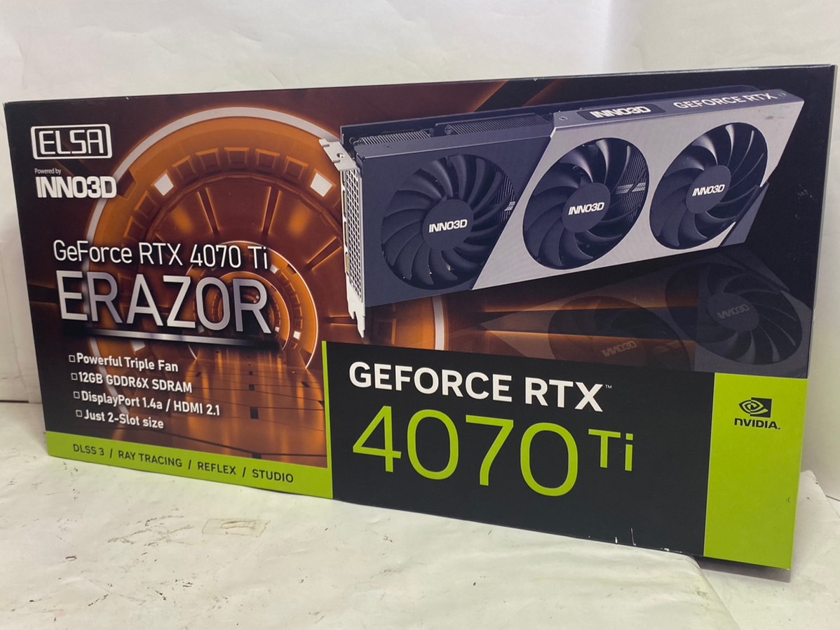 ELSA GeForce RTX 4070 Ti ERAZOR GD4070T-12GEREZ [PCIExp 12GB]