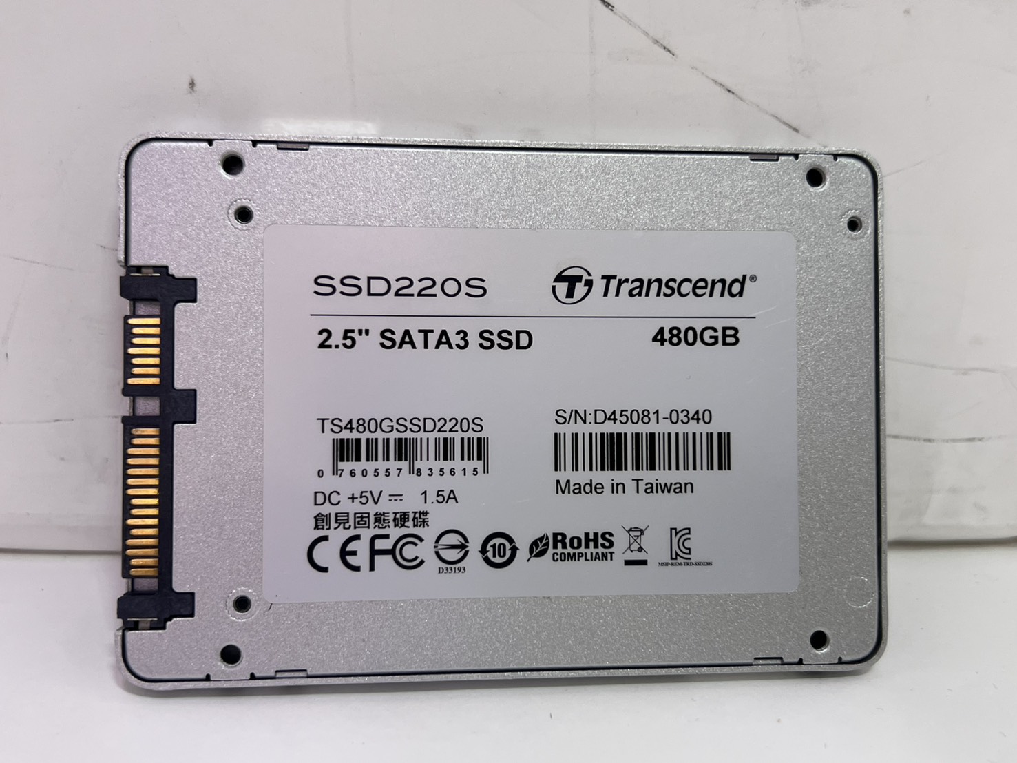 【A】SSD220 TS480GSSD220S写真2