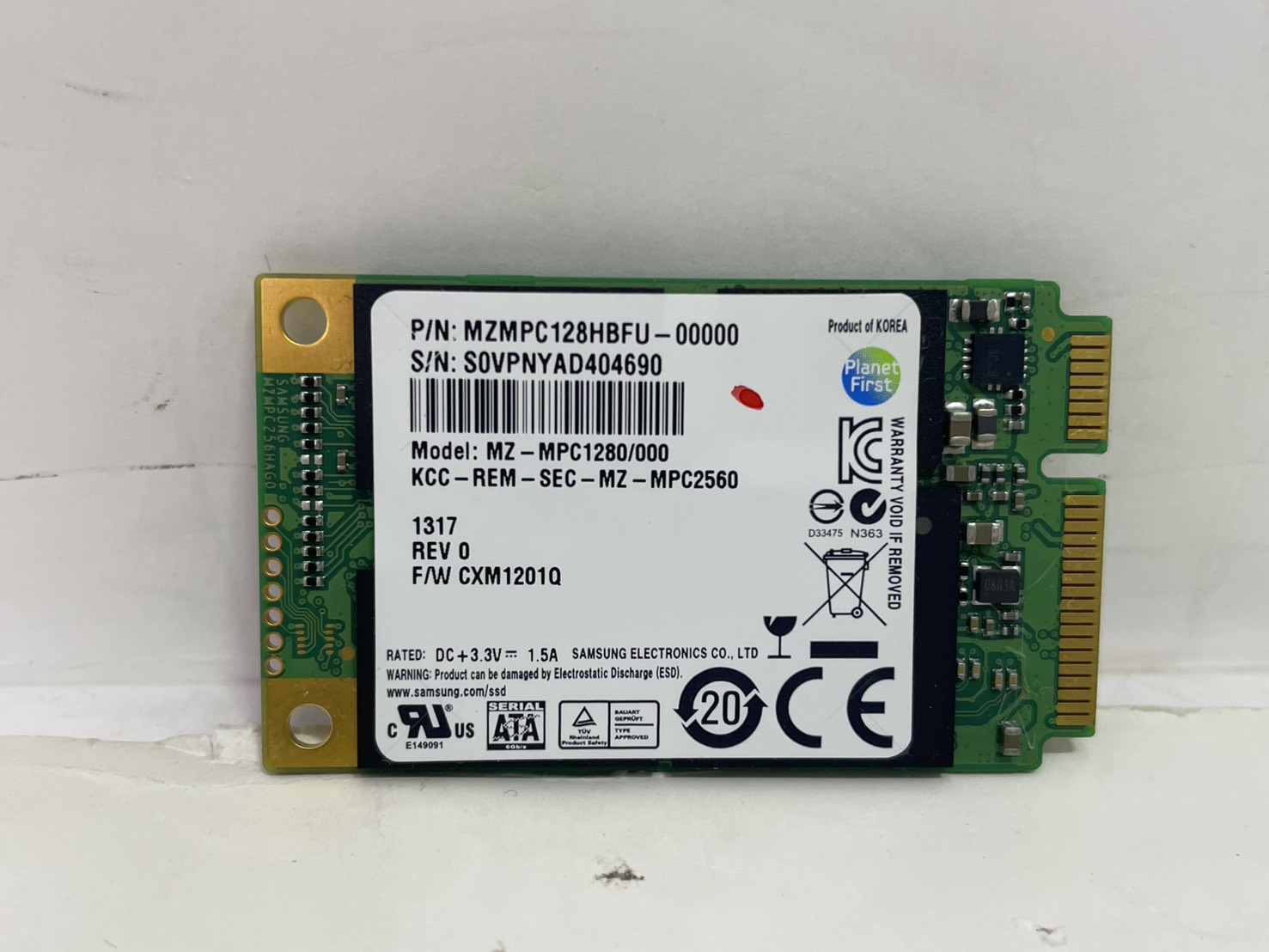 【E】SSD MZMPC128HBFU-00000