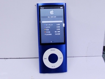 【新品】Apple iPod nano 16GB  ブルー 第5世代 MC066Apple