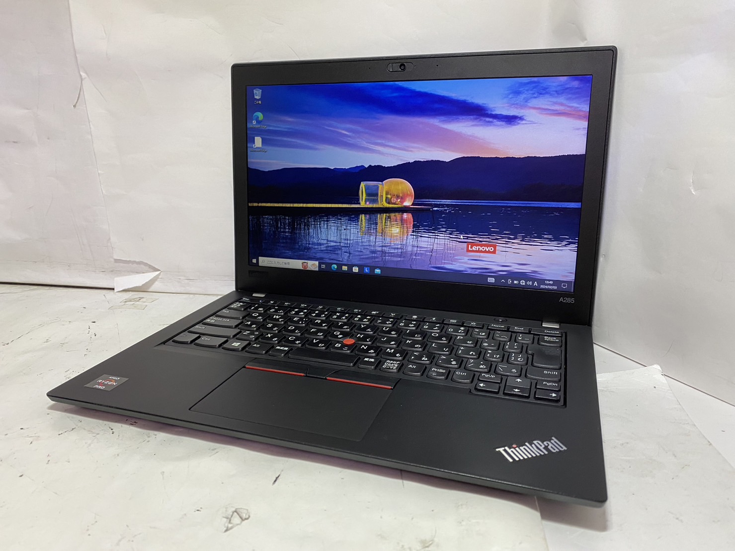 1円～ □ジャンク LENOVO ThinkPad A285 / Ryzen 5 PRO 2500U 2.00GHz