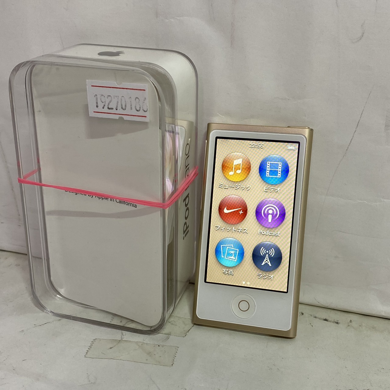 ミュージックプレーヤー iPod Nano 第7世代 16GB スペースグレイ
