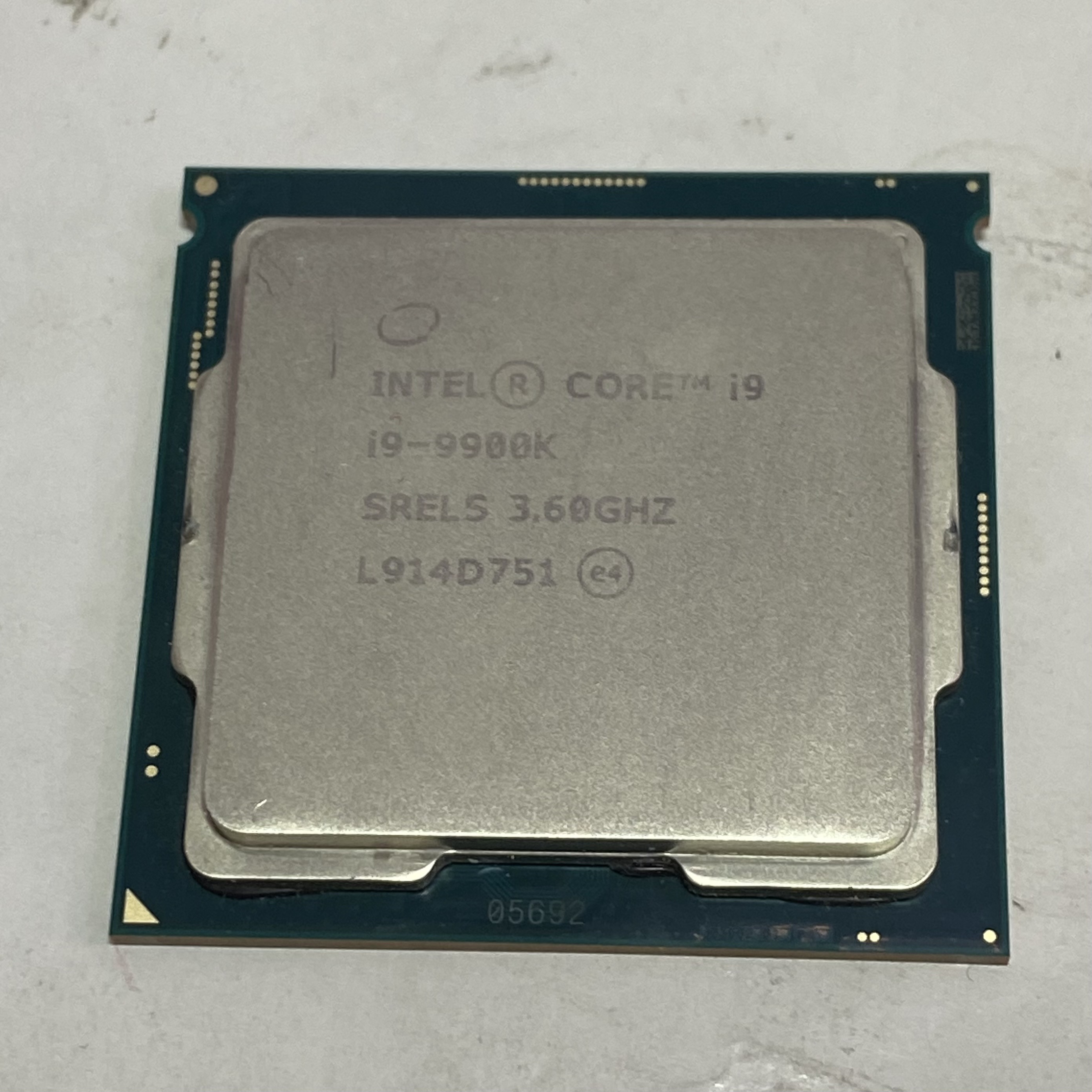 Intel Core i9-9900K 3.60GHZ