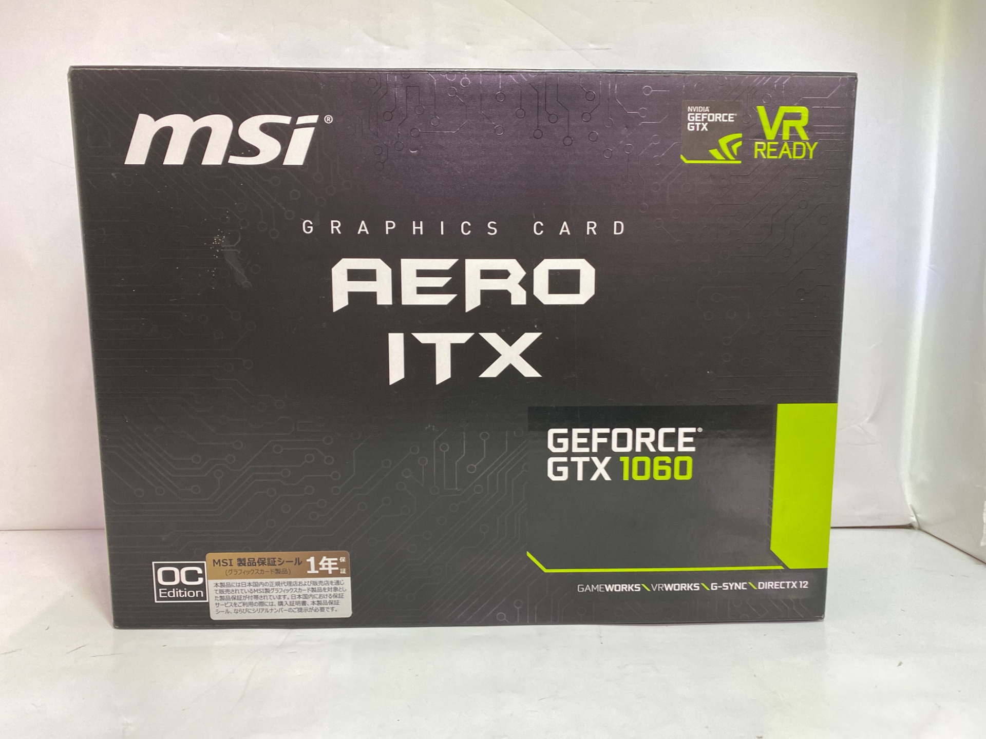 MSI(エムエスアイ) GTX 1060 AERO ITX 6G OC [PCIExp 6GB]