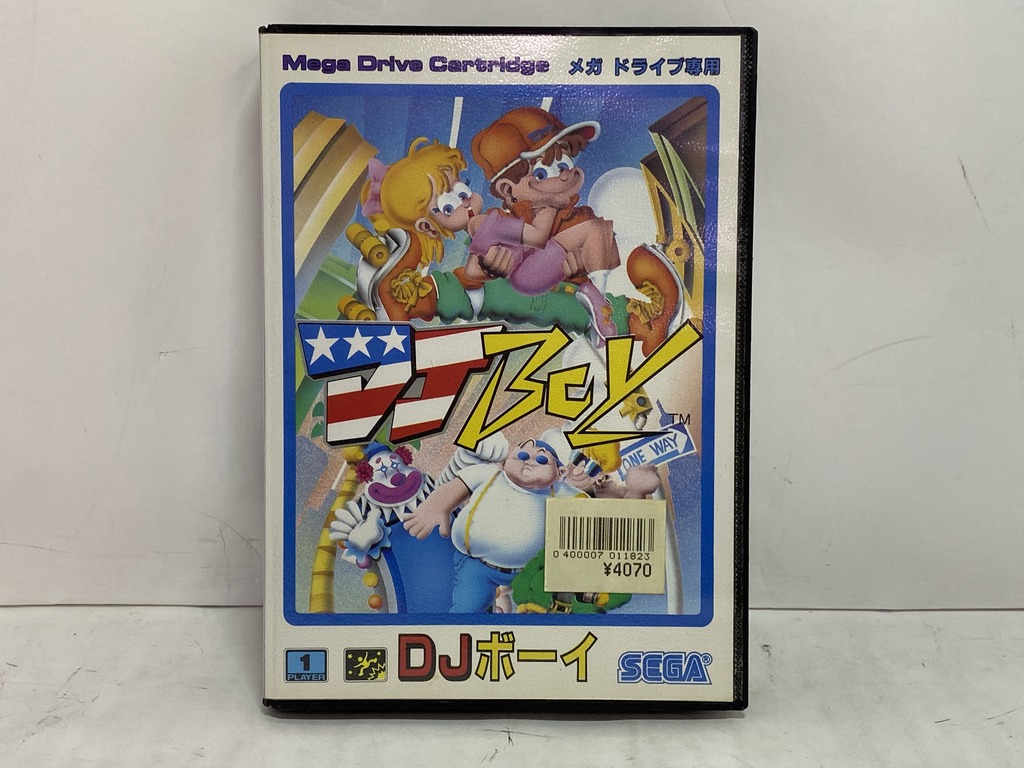 SEGA メガドライブ用ソフト DJボーイ