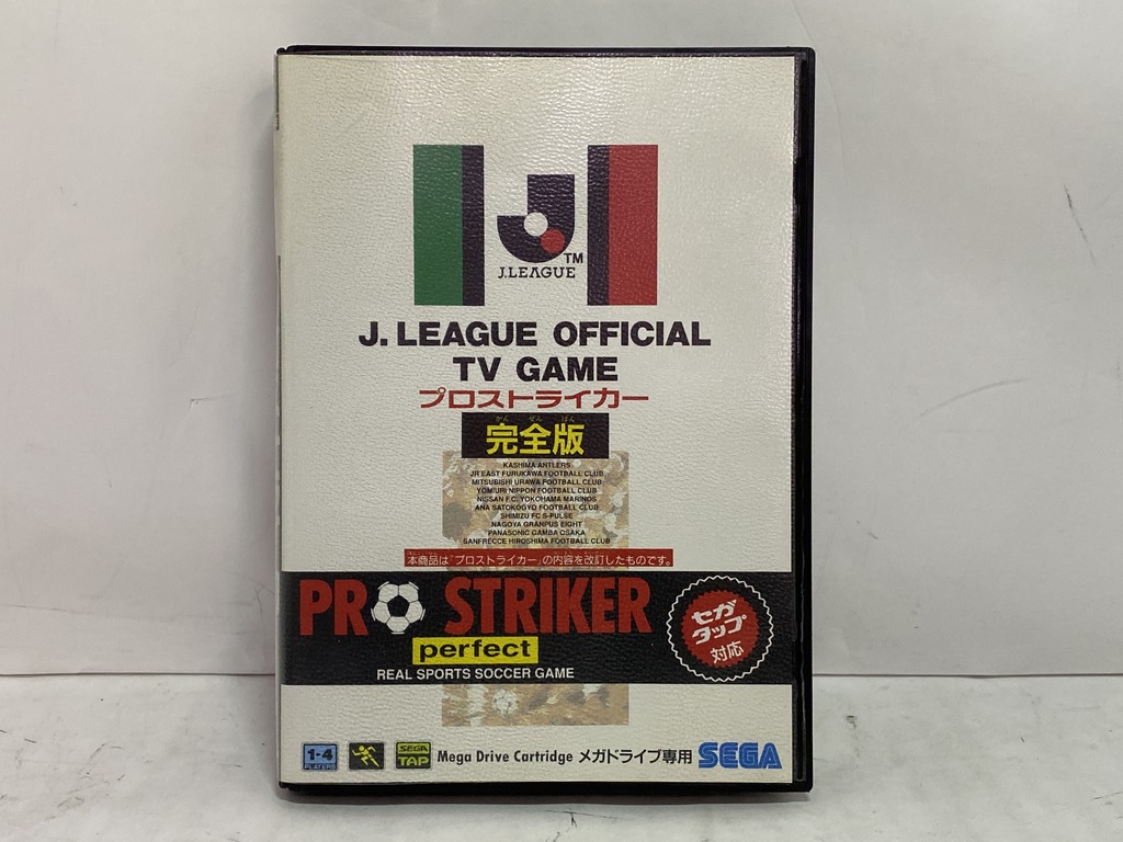 SEGA メガドライブ用ソフト J. LEAGUE OFFICIAL TV GAME プロストライカー 完全版