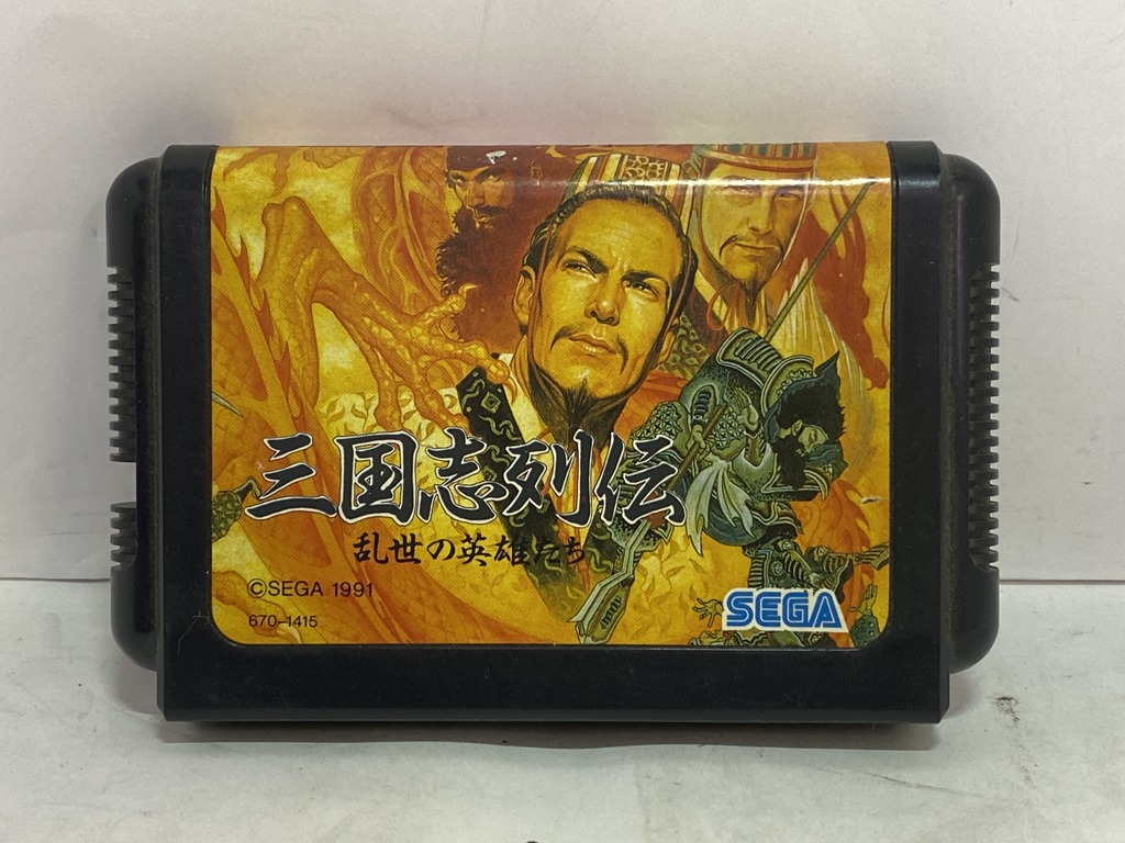 SEGA メガドライブ用ソフト 三国志烈伝 乱世の英雄たち