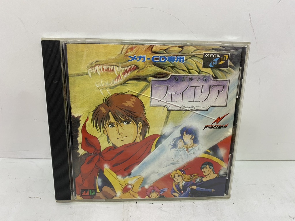 WOLFTEAM メガCD用ソフト 精霊神世紀フェイエリア