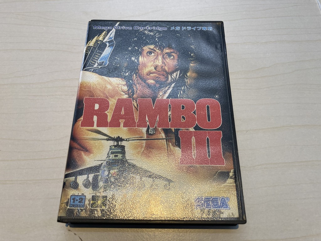 SEGA メガドライブ用ソフト RAMBO III ランボー3