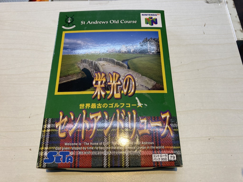 SETA ニンテンドー64用ソフト 栄光のセントアンドリュース