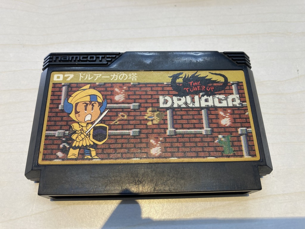 ナムコ ファミコン用ソフト  ドルアーガの塔