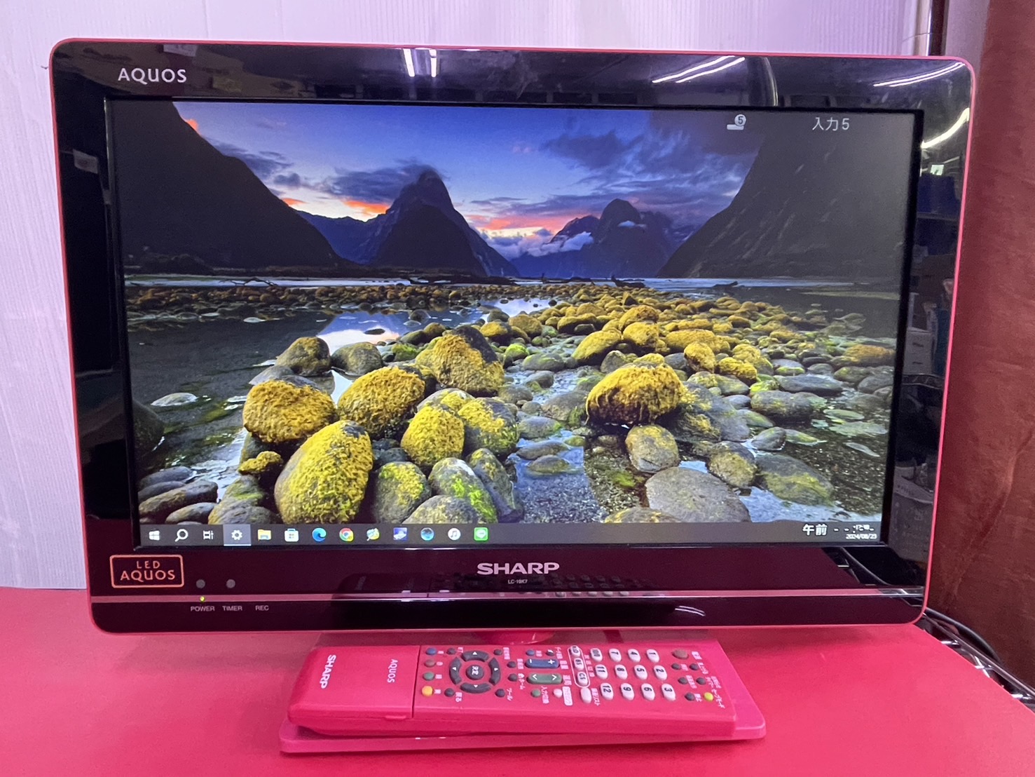 19インチテレビ シャープAQUOS 付き