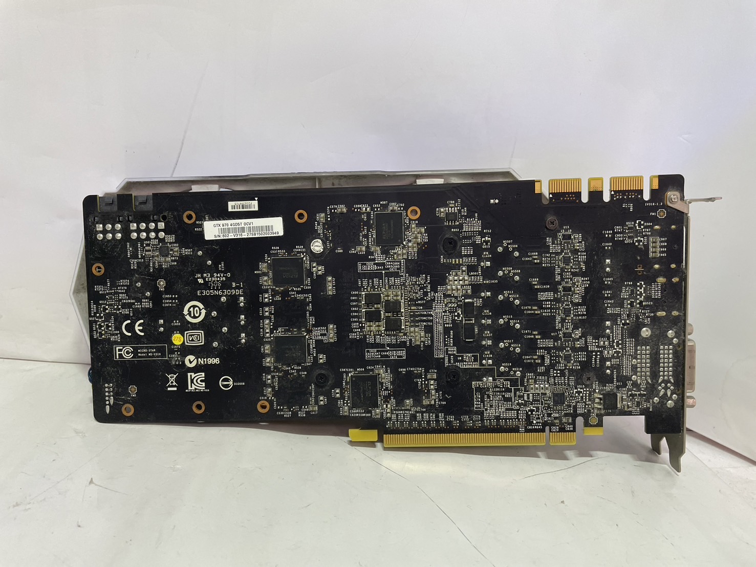MSI GTX970 4GD5T 中古品(本体のみ) Amazon | MSI GTX 970 4GD5T OCV1 グラフィックスボード VD5676
