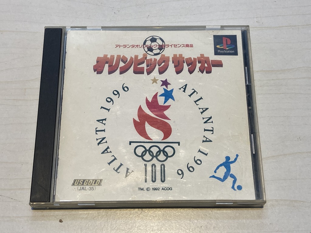 アトランタオリンピックライセンス商品 PlayStation用ソフト オリンピックサッカー