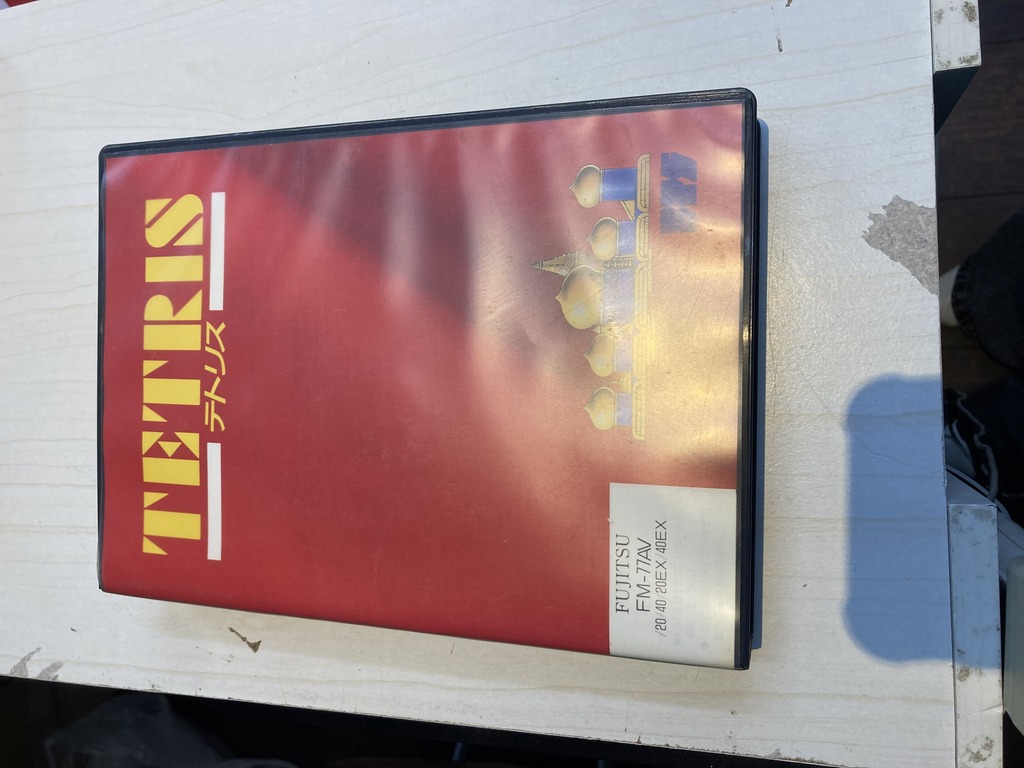FUJITSU(富士通) FM-77AV / 20 / 40 / 20EX / 40EX用ソフト テトリス (TETRIS)