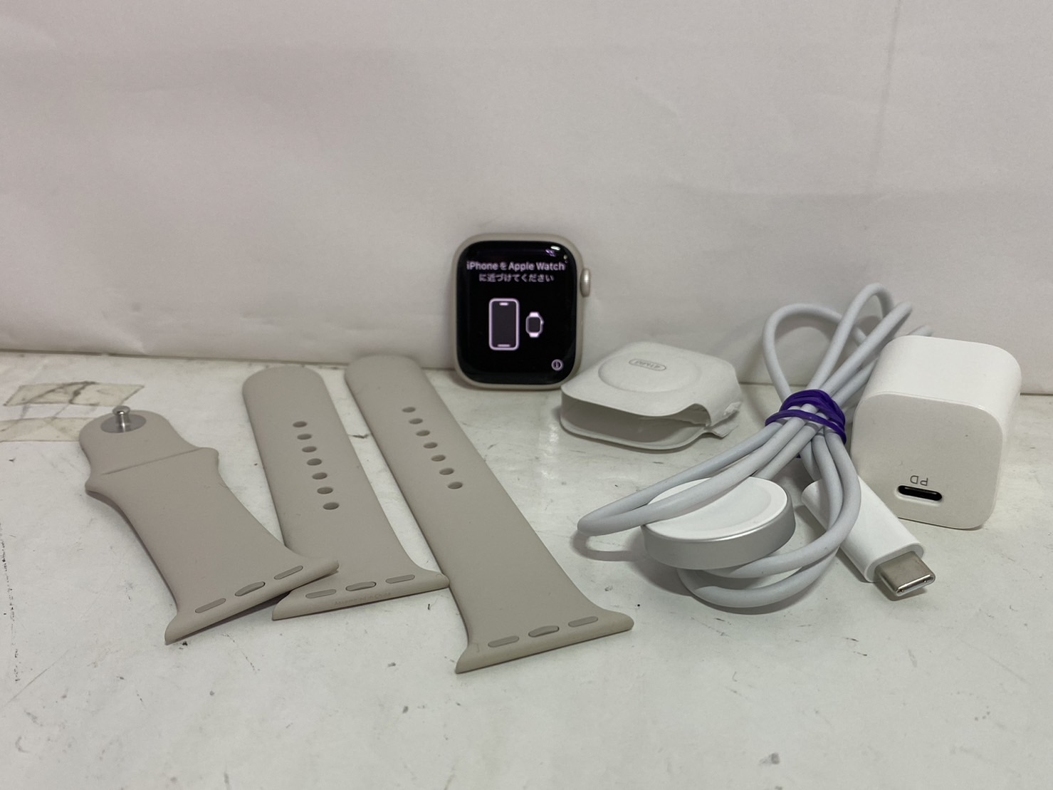 APPLE(アップル) Apple Watch Series 8 GPS+Cellularモデル 41mm MNHY3J/A  [スターライトスポーツバンド]の激安通販 - パソコンショップパウ