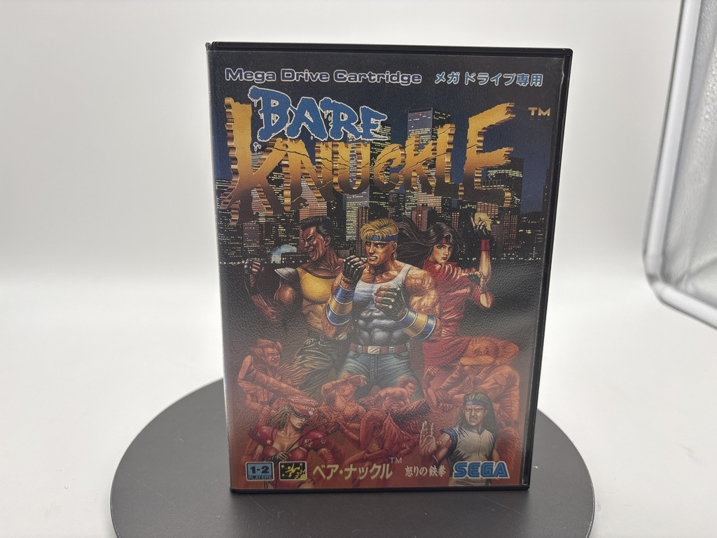 SEGA メガドライブ専用ソフト BARE KNUCKLE ベア・ナックル 怒りの鉄拳
