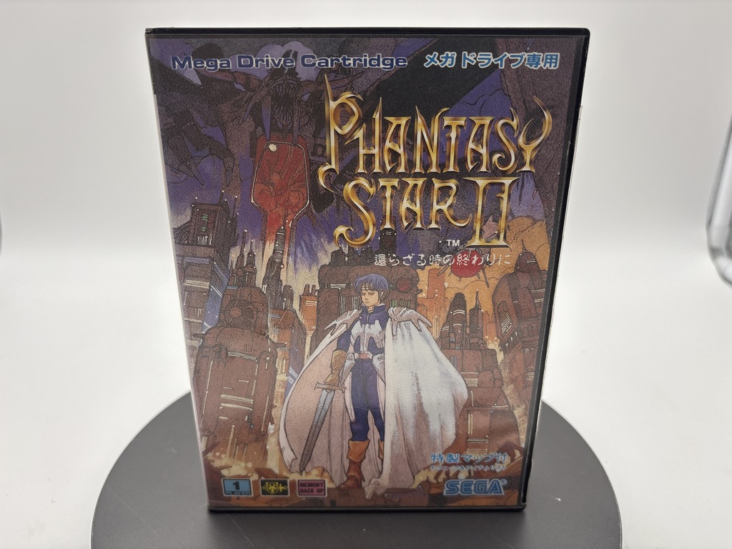 SEGA メガドライブ専用ソフト Phantasy Star II ファンタシースターII 還らざる時の終わりに