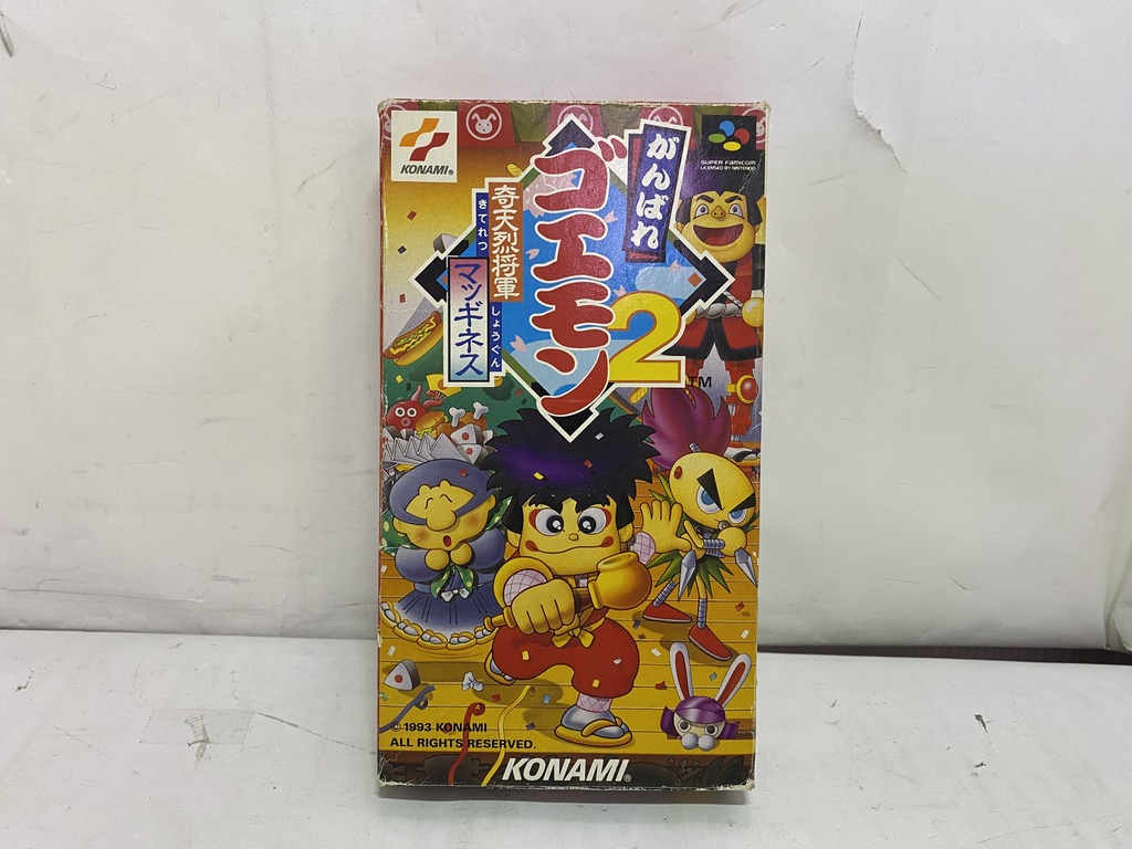 KONAMI スーパーファミコン用ソフト がんばれゴエモン2 奇天烈将軍マッギネス