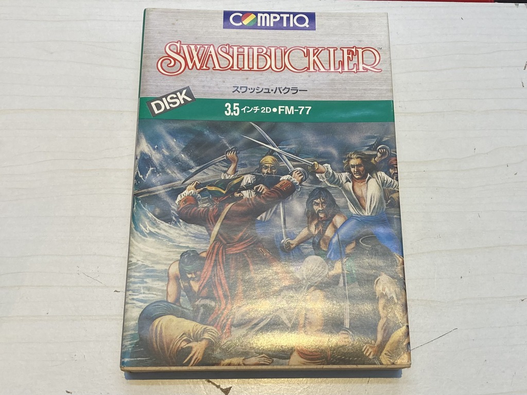 COMPTIQ（コンプティーク） FM-77（3.5インチ2Dディスク対応）用ソフト SWASHBUCKLER（スワッシュ・バックラー）