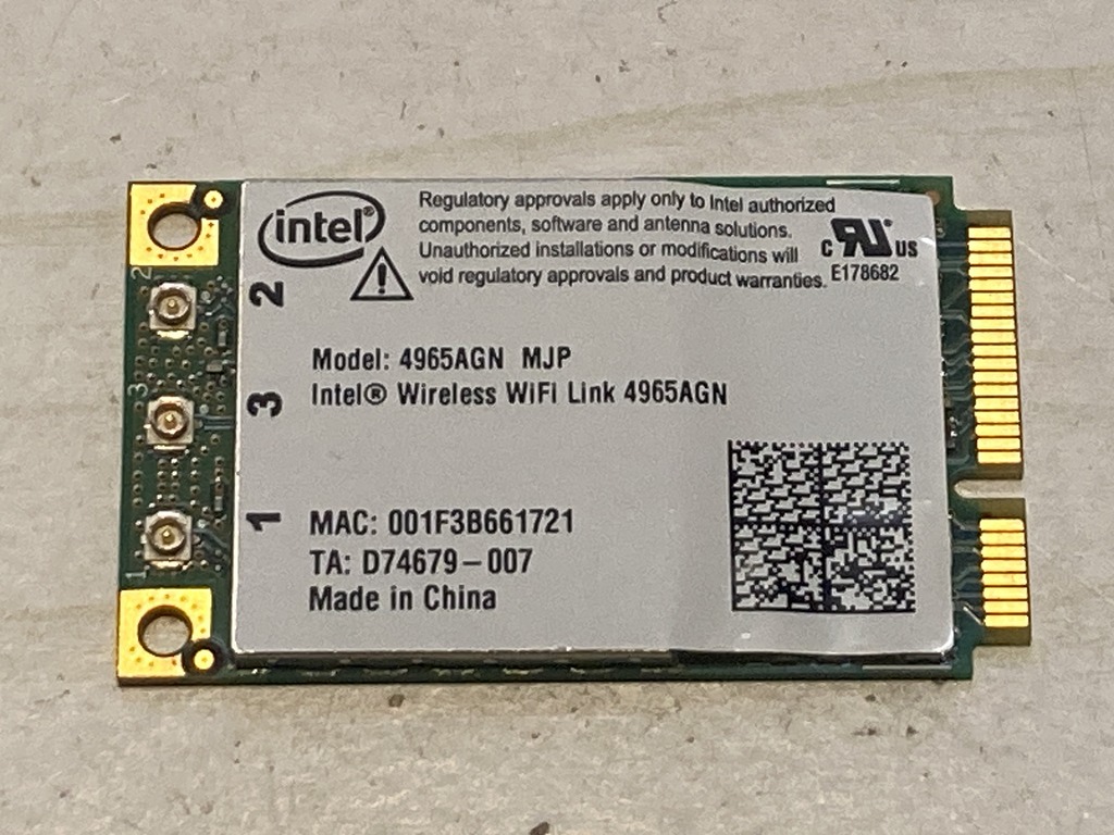 Intel(インテル) Intel Wireless WiFi Link 4965AGN
