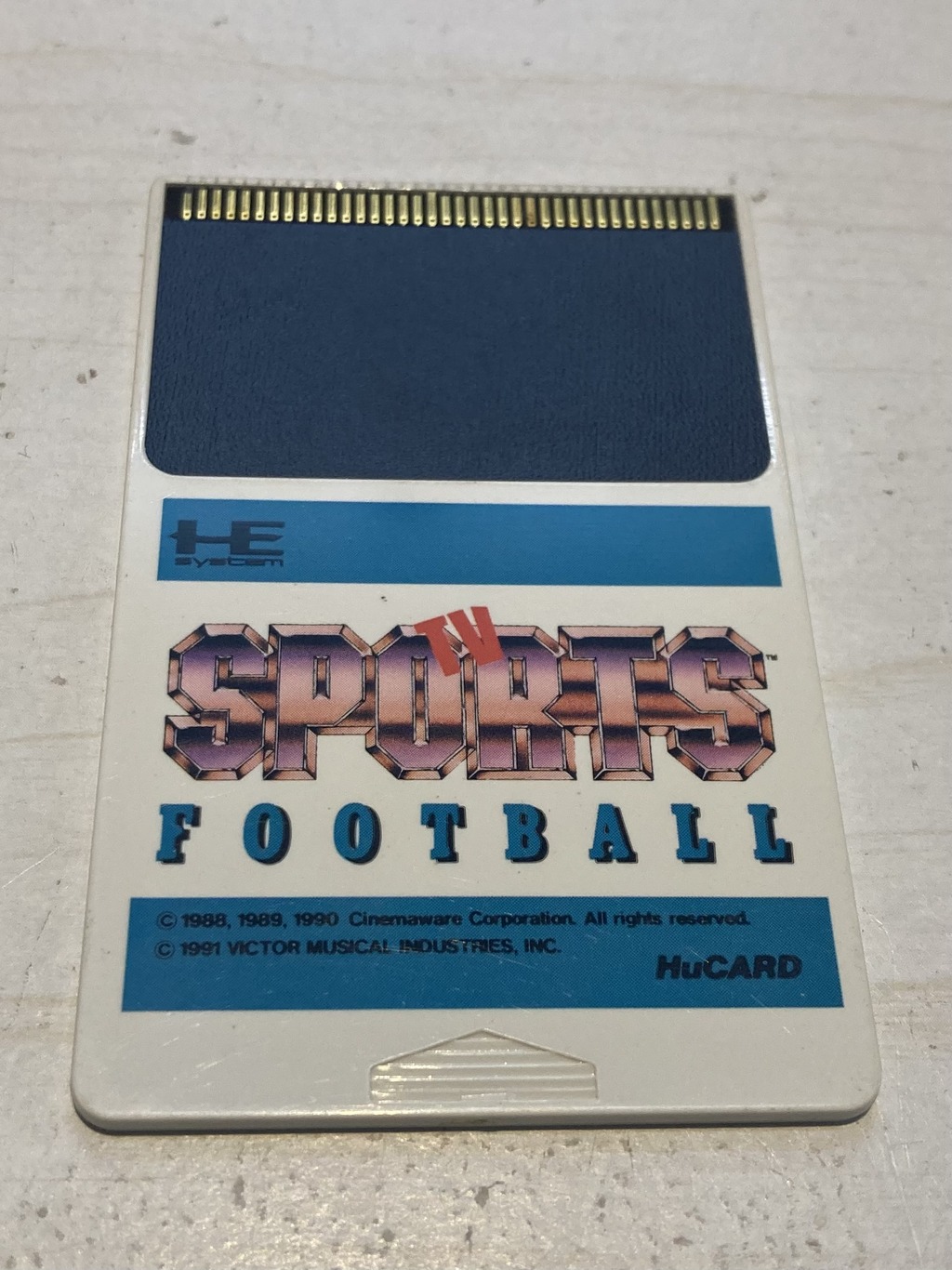 Victor Musical Industries, Inc. PCエンジン用ソフト  TV SPORTS FOOTBALL