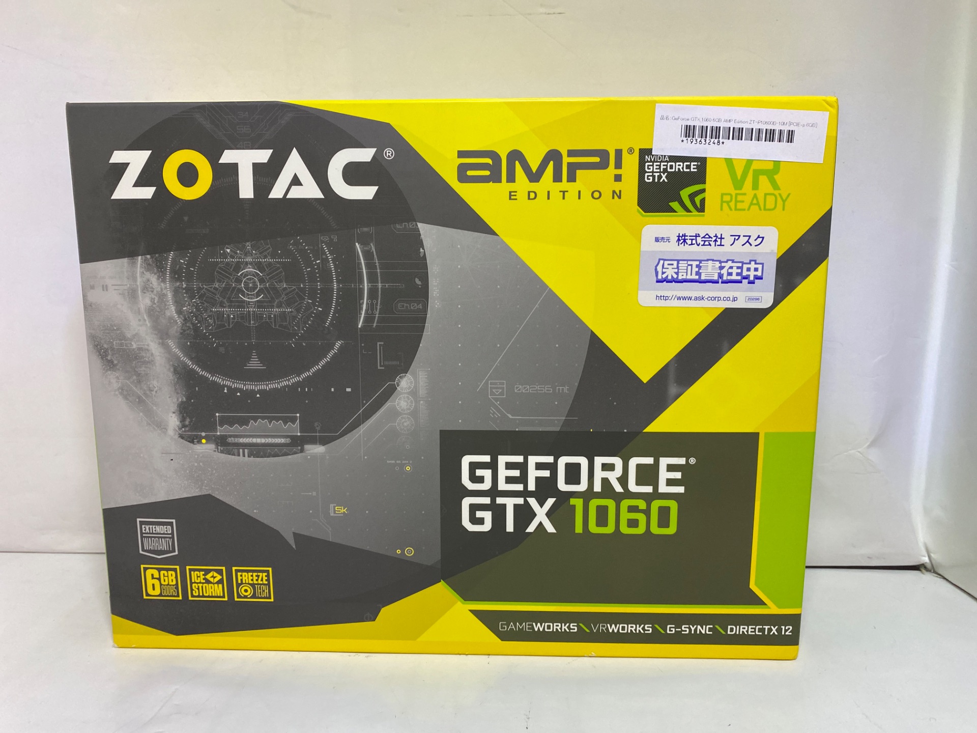 ZOTAC GeForce GTX 1060 6GB AMP Edition ZT-P10600B-10M [PCIExp 6GB]