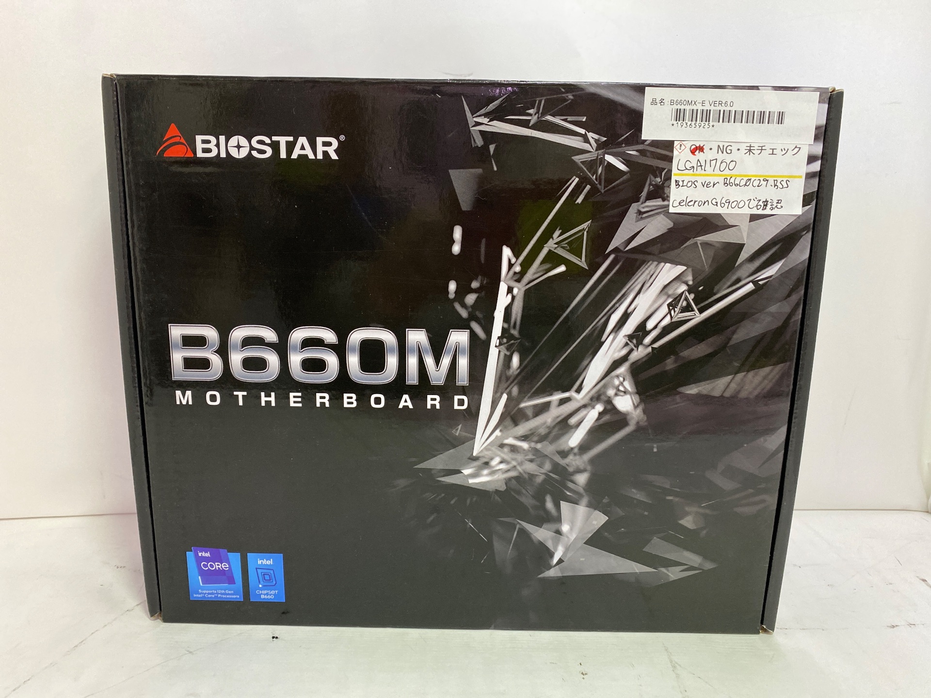 BIOSTAR B660MX-E VER:6.0