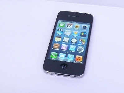 スマートフォン本体美品 iPhone4 MC605CH 黒 16GB アイフォーン