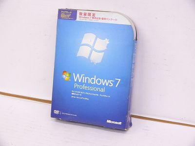 Microsoft Windows7 Professional アップグレード　優待パッケージ