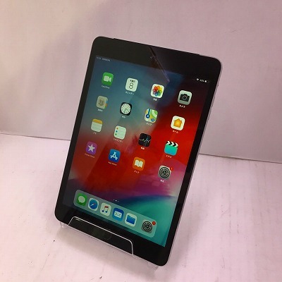 正規店定番au MGHV2J/A iPad mini 3 Wi-Fi+Cellular 16GB スペースグレイ au iPad本体