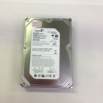 Seagate Barracuda 7200.12 ST3320620AS 320GB HDDの激安通販(詳細情報) - パソコンショップパウ