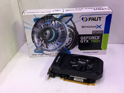 Palit GeForce GTX 750 Ti StormX OC (2048MB GDDR5) NE5X75TS1341-1073F  [PCIExp 2GB]の激安通販 - パソコンショップパウ